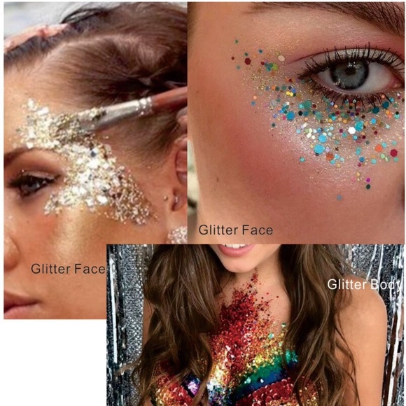 royal purple hexagonal face/body glitter - Picture 3 of 8